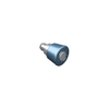 Spring Loaded Plunger, Flare-in, Large Size, With hold-open feature, Steel, Blue Knob - 56-271-2-008 - Southco
