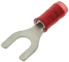 Terminal, Spade/fork, #10, Crimp, Red; Product Range Amp Te Connectivity - 66H6947 - Newark, An Avnet Company