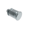 Spring Loaded Plunger, Thread-in, Small Size,Without hold-open feature, Steel, Bright Knob - 56-80-15 - Southco