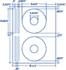 CD / DVD Avery&reg; #5931 CD/DVD Labels - 35005 - Labelmatch