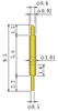 Single Ended Probe Pin - 8YN1058G - JC Cherry, Inc.