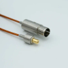 Coaxial Cable Assembly, In-Vacuum, Grounded Shield BNC to SMA Male Connectors, 50 Ohm Coaxial Cable w/ Kapton Insulation, 19″ Length - A7301-5-CN - MPF Products, INC.