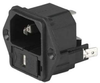 Un-Filtered Iec Module, C14, 10A, Qc; Connector Type Schurter - 23B9955 - Newark, An Avnet Company
