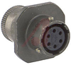 CONNECTOR,CABLE CONNECTING RECEPTACLE,CLASS E,SIZE 10,6 #20 SOLDER SOCKET CONT -- 70010690