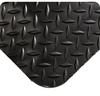 Wearwell Smart 497 Black PVC Surface/Recycled Urethane Sponge Base Diamond-Plate Anti-Fatigue Mat - 2 ft Width - Cut up to 75 ft Length - 715411-49361 - 715411-49361 - R. S. Hughes Company, Inc.