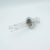 Thermocouple Feedthrough, Type N, 5 Pairs, Screw-type Connector, 2.16″ QF / KF Flange - A0794-3-QF - MPF Products, INC.
