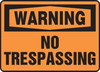 Admittance & Exit Signs - 