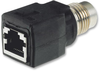 Adaptor, M12 Skt/rj45, Str, Harax, 4P; Inter Series Connector A Harting - 89W0394 - Newark, An Avnet Company