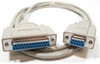 10ft DB9 Female to DB25 Female Null Modem Cable -- NU31-10 - Image