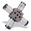 Cole-Parmer Manifold Mixing Solenoid Valve, PEEK; 4 In/1 Out; 12 VDC -- GO-01356-09 - Image