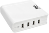 4-Port USB Charging Station, 5V 6A/30W USB Charger Output, UK Version -- U280-004-UK