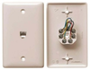 Datacommunication Face Plate with Jack - NS732LA - Hubbell Incorporated