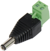 Terminal Block – 2.1 mm Male Barrel Connector to 2 Removable Screw Terminals -- TB43 - Image