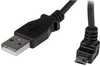 Lead, Usb A-Up Angle Micro B, 2M Black Rohs Compliant Startech - 13AJ1418 - Newark, An Avnet Company