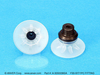 F Series Flat Vacuum Cup - A-3250036SA - ANVER Corporation