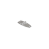 Hinge, Medium Leaf, Large Leaf, 38 mm  Long, 304 Stainless Steel, Passivated - N6-4E-446-20 - Southco