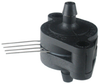 TruStability™ HSC Series-High Accuracy, analog, SIP FF: fastener mount, dual axial barbed ports, opposite sides, differential, ±5 psi, 5.0 Vdc, dry gases only, no special options -- HSCSFFN005PDAA5