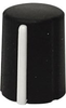 Knob, Round With Indicator Line, 11.43Mm; Shaft Type Davies Molding - 12AC6821 - Newark, An Avnet Company