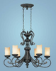 Mid. Chandeliers-Pillar Candle - 444874 - Capital Lighting, Inc.