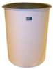 Cylindrical Flat Bottom, Open Top Fiberglass -- 10283 - Image