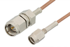 SMA Male to SSMA Male Cable 12 Inch Length Using RG178 Coax - PE3058-12 - Pasternack