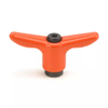 Clamp Handle; Threaded Hole; T-Shape; Steel -- MAT-TH101OR - Image