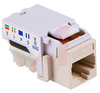 TELECOM, CAT 3 KEYSTONE JACK - WHITE - 70163012 - Allied Electronics, Inc.