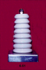 Porcelain Corrugated Base Insulator -- 6-51 - Image