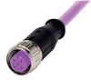 Sensor Cable, 4P, M12 Receptacle-Free End, 5M; Connector Type A Harting - 94X0169 - Newark, An Avnet Company