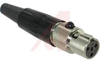DIN Plug; Plug; 4; Female; 125; 5 A; 510000 Megohms (Min.) @ 500 VDC (Initial) - 70214277 - Allied Electronics, Inc.