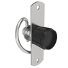 Compression Latch, Self-Adjusting, Large Size, No Restriction, Knob, Rivet/Screw  Installation, Smooth Spring, Steel, Zinc Plated, Bright -- 57-40-401-10 - Image