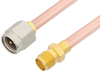 SMA Male to SMA Female Cable 12 Inch Length Using RG402 Coax - PE3823-12 - Pasternack