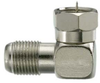 F Series Plug to Jack Angle Adapter -- 0485-0401-TP - Image