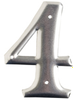 Aluminum Embossed Numbers & Letters - 1600-4 - Brady Corporation