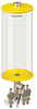 Yellow Color Key, Clear View Multiple Feed Electro Lubricator, 1 gal Acrylic Reservoir, 3 Feeds, 1/4” OD Tube Outlets, 24VDC - B5162-128AB03024D1YW - Oil-Rite Corp.