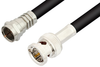 75 Ohm F Male to 75 Ohm BNC Male Cable 24 Inch Length Using 75 Ohm RG59 Coax, RoHS - PE36149LF-24 - Pasternack
