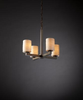 POR-8829-10-WAVE-DBRZ Mid. Chandeliers-Glass Up - 494704 - Capital Lighting, Inc.