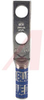 Lug; Two Hole; 1/4 in.; Blue; 0.297 in.; 2.281 in.; 0.078 in. - 70091885 - Allied Electronics, Inc.