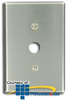 Leviton 1-Gang .625 Inch Hole Oversized Stainless Steel.. - 84137-40 - TelephoneStuff.com