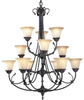 P4300-84 Large Chandeliers-Glass Shade - 783776 - Capital Lighting, Inc.