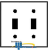 Leviton 2-Gang Toggle Wallplate - 80509 - TelephoneStuff.com