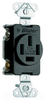 Duplex/Single Receptacle -- 3822 - Image