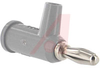Banana Jack; Banana Jack; 15 A; Gray; Beryllium Copper; 5000 Vrms (Max.) - 70197886 - Allied Electronics, Inc.