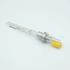 Thermocouple-Power Feedthrough, 1 Pair Type K, w/ Miniature TC Connector, 5000 Volts, 15 Amps, 2 Pins, 0.75″ Dia Stainless Steel Weld Adapter - A0442-2-W - MPF Products, INC.