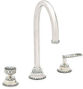 Greet Deco Deck-Mount Gooseneck Tub Spout: N&ordm; 15304 Two-Valve Deck Mount Tub Set with Knobs - 15304 - P. E. Guerin
