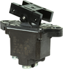 TP Series Rocker Switch, 2 pole, 2 position, Screw terminal, Above Panel Mounting -- 2TP7-2 - Image