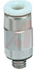 Fitting; 1/4 in.; 10-32 UNF; UNF; 18.4 mm; 1 Mpa; White; -5 degC; 60 degC; 3.3 -- 70070883