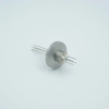 Power Feedthrough, 500 Volts, 1 Amp, 4 Pins, 0.032″ Stainless Steel Conductors, 1.18″ QF / KF Flange - A0501-2-QF - MPF Products, INC.