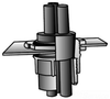 Flexible Cord/Cable Support Wedging Body -- M-3035-BO
