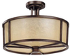Semi-Flush Mts.-Drum Shade - 45927 - Light Center (The)